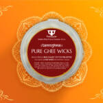 Paraayan Tamoghna Pure Ghee Wicks | 1 Pack, 50 Pieces, 150g - Image 4