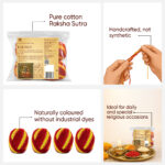 Paraayan Kalawa Pack of 4 | Pure Cotton Mouli Mauli Raksha Sutra | Red Yellow Pooja Kalawa Sacred Thread for Mandir, Havan, Yagya, Vrat & Tilak - Image 3