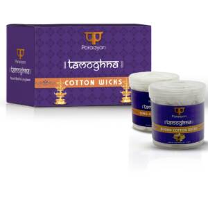 Paraayan Tamoghna Long and Round Cotton Wicks |1 Pack, 2 Boxes, 100 Pieces Each