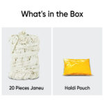 Paraayan Janeu Yagyopavit Dhaga For Brahmin | 20 Pieces Janau | With Haldi Pouch | Pure Sacred Thread For Rituals, Worship, And Spiritual Blessings | Pack of 1 ( Yagyo Pavitam For Puja) - Image 2