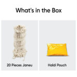 Paraayan Janeu Yagyopavit Dhaga For Brahmin | 20 Pieces Janau | With Haldi Pouch | Pure Sacred Thread For Rituals, Worship, And Spiritual Blessings | Pack of 1 ( Yagyo Pavitam For Puja) - Image 7