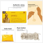 Paraayan Janeu Yagyopavit Dhaga For Brahmin | 20 Pieces Janau | With Haldi Pouch | Pure Sacred Thread For Rituals, Worship, And Spiritual Blessings | Pack of 1 ( Yagyo Pavitam For Puja) - Image 6