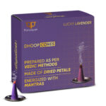 Paraayan Energized Dry Dhoop Cones | 20 Cones | Fragrance Lavender Dhoop Cones | Bambooless Dhoop Cones For Pooja Organic Dhoop Batti Incese Cones For Puja And Home