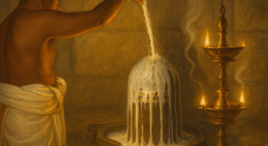 The Shiva Lingam and Abhishekam