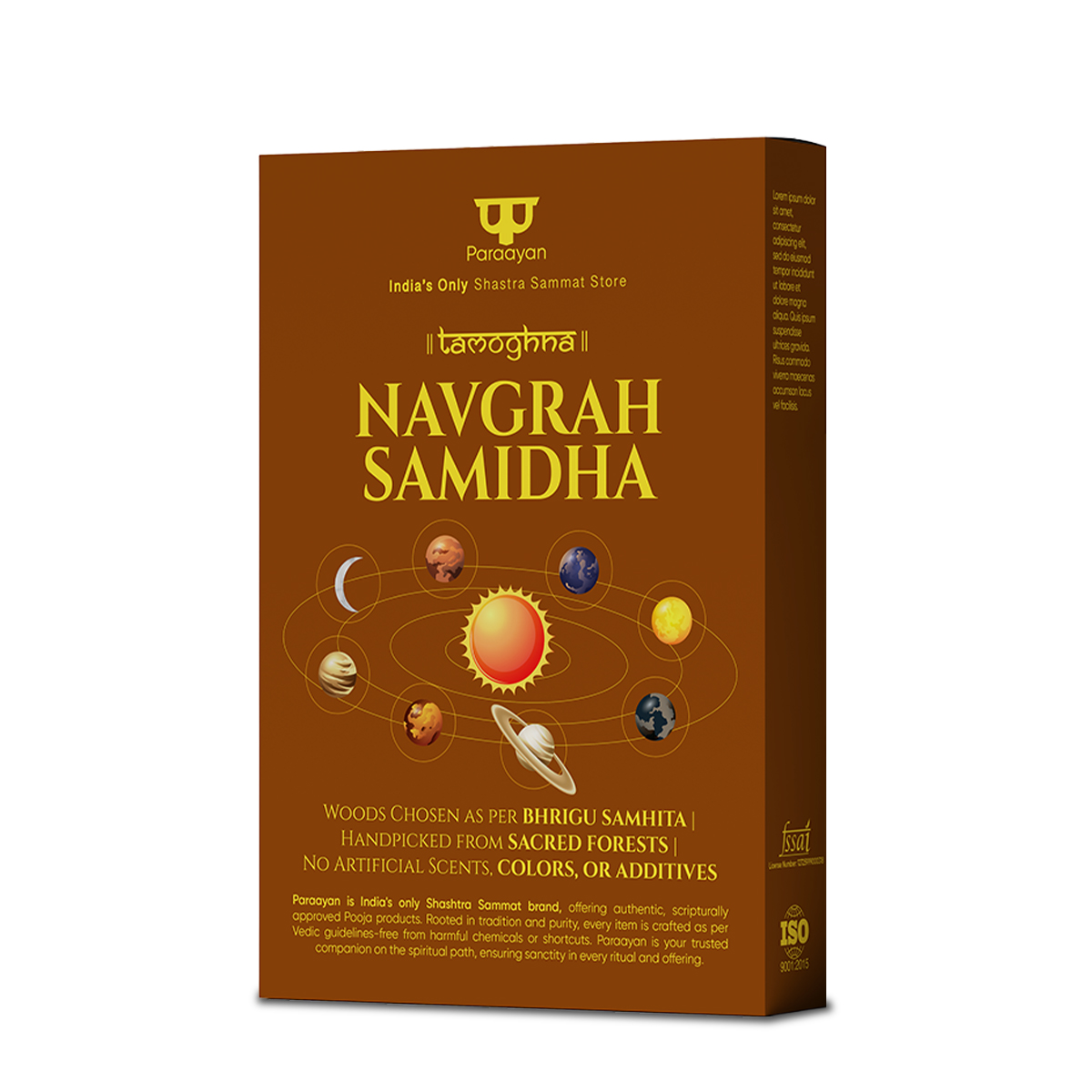 1 Paraayan Navgrah Samidha for Hawan & Pooja | Pack of 9 Sacred Woods | Natural & Chemical-Free | Shastra Sammat for Rituals & Hawan | Woods for Surya, Chandra, Mangal, Budh, Guru, Shani, Rahu and Ketu - Image 1