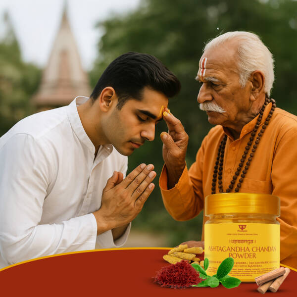 Paraayan Pure Ashtagandha Chandan Powder 50g | Shuddh Natural Chandan for Pooja, Tilak, Abhishek & Meditation - Image 4