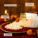 Paraayan Makundana Prasad Dana – 250g | Traditional Elaichi Dana Prasad | Sweet Makhana Sugar Balls - Image 3