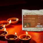 Paraayan Diya Batti Cotton Wicks | 500 Pieces | Batti for Diya | Pure Cotton Wicks for Pooja | Akhand Deep Lambi Batti Diya Wicks for Puja | Pack of 1 - Image 4