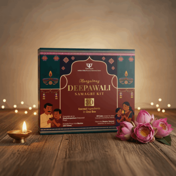 Paraayan Mangalmay Diwali Kit | 30 Products in 1 for a Shastra Sammat Diwali Pooja | Free Video Demo - Image 1