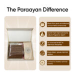 Paraayan Pure Sandalwood Dhoop Sticks I Bambooless & Charcoal-Free | 40 Long Sticks with Dharma Rath Chakra Dhoop Stand | Pure Natural Sandalwood Aroma for Pooja, Meditation & Havan - Image 4