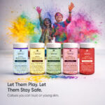 Paraayan Herbal Gulal for Holi & Festivals with Brahmi and Haridrika |  Pack of 5 | Natural, Skin-Friendly & Child-Safe Gulaal | Vibrant Red, Green, Blue, Pink & Yellow Colors - Image 4